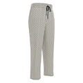 Keffiyeh-Inspired Wide-Leg Sweatpants — front view
