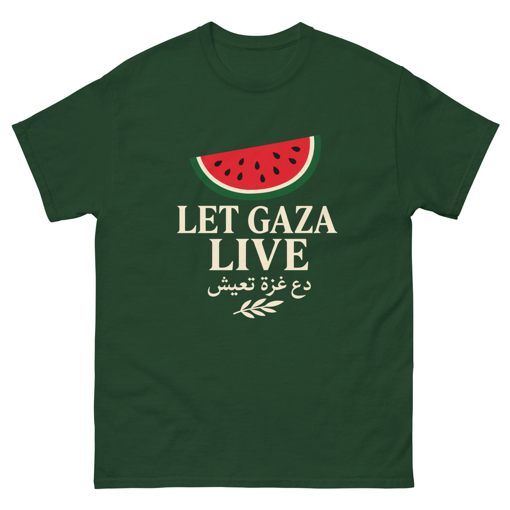 Let Gaza Live T-Shirt — front view